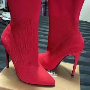 Steve Madden Century Red Booties
